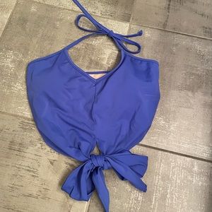 Bright Blue tied up top